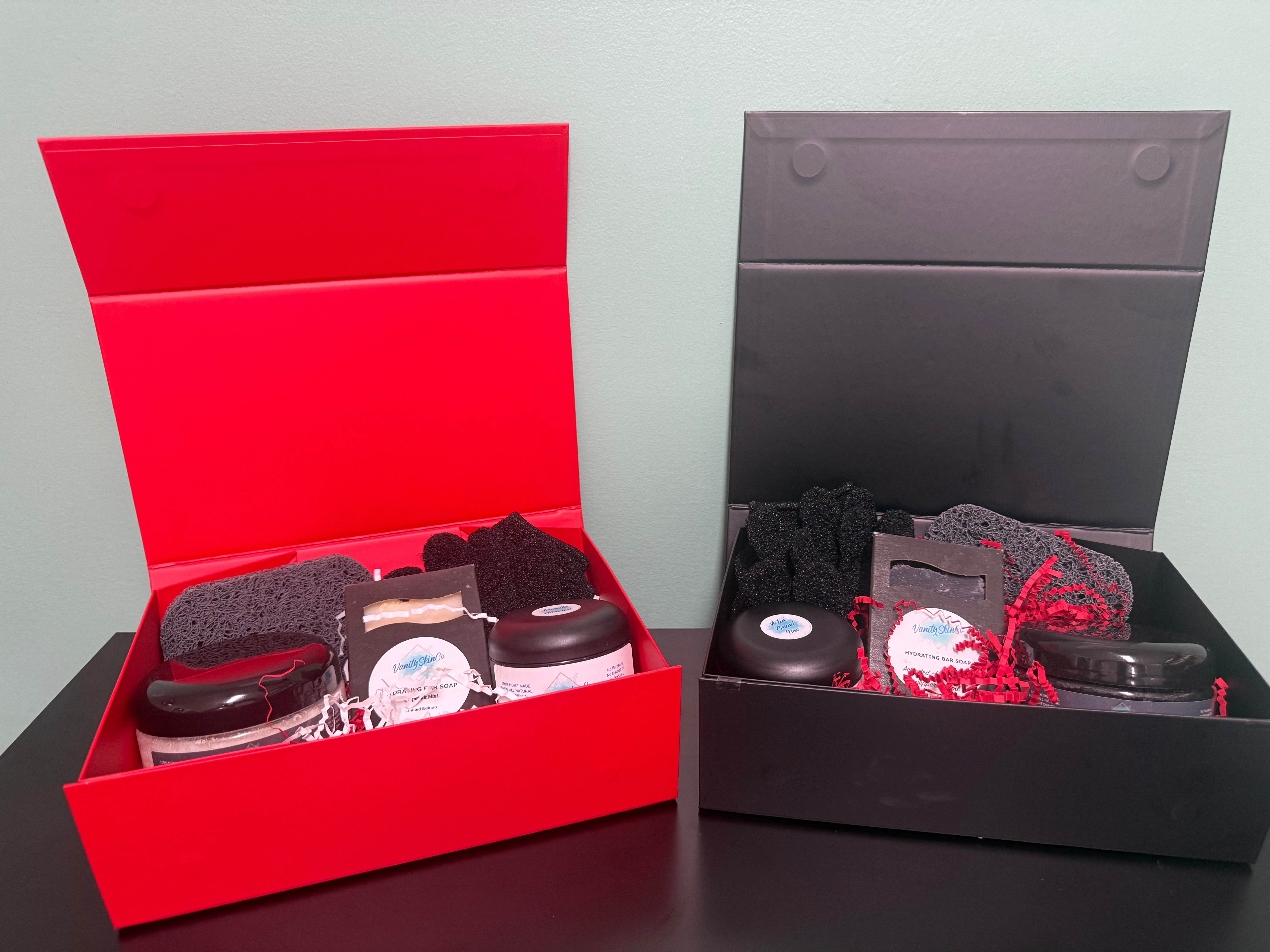 Vanity Skincare Christmas Gift Box- Black Gift Box