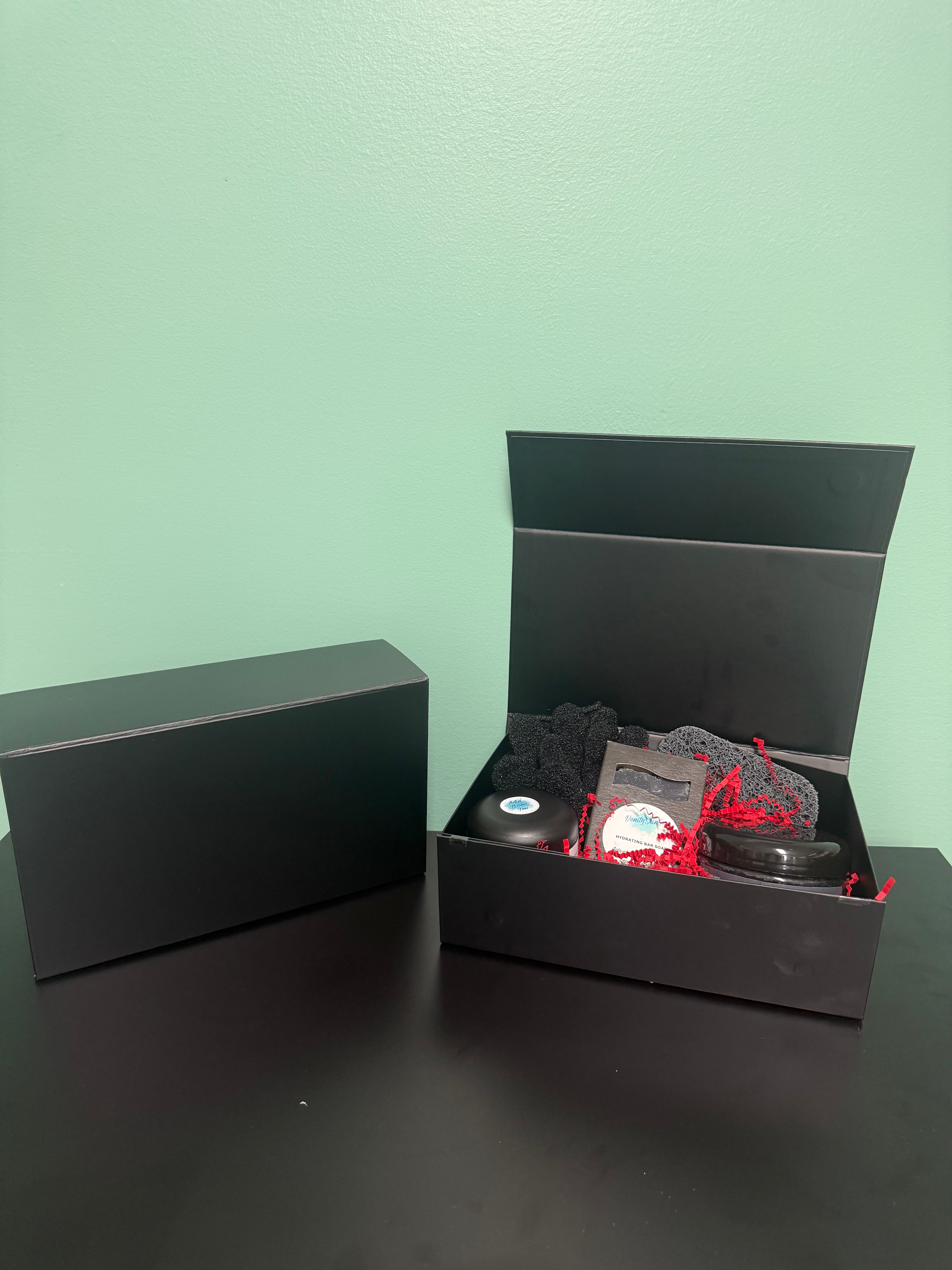 Vanity Skincare Christmas Gift Box- Black Gift Box