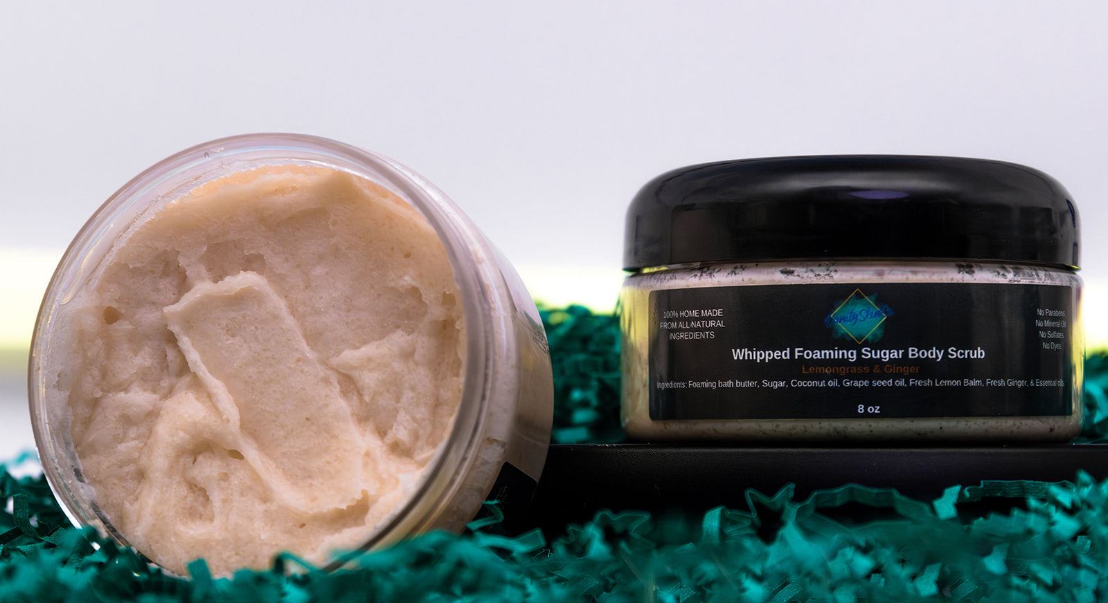 Whipped Foaming Sugar Body Scrub - Lemongrass & Ginger