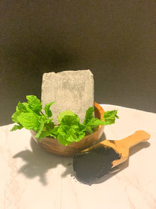 Hand Crafted Soap - Activated Charcoal with Peppermint Oil