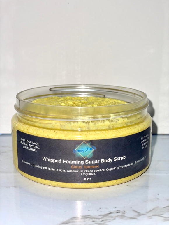 Whipped Foaming Sugar Body Scrub - Citrus Turmeric